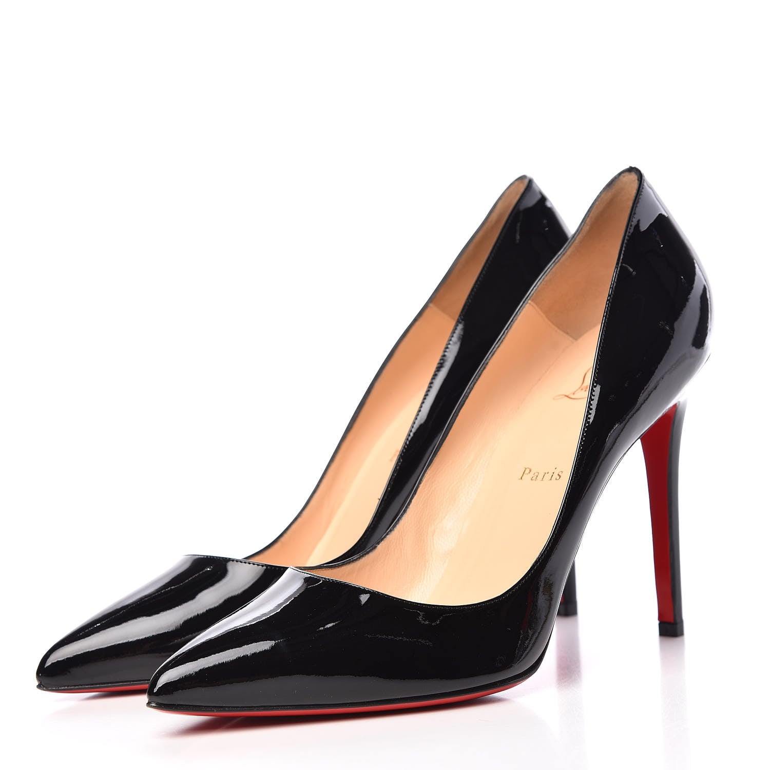 Christian Louboutin Patent Pigalle 100 Pumps 42 Black 3 of 11