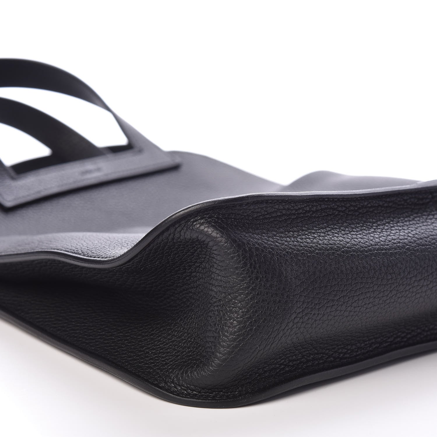 Hermes Taurillon Clemence Halzan 31 GM Black 8 of 9