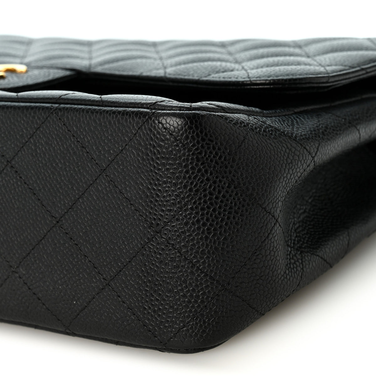 Chanel Caviar Quilted Jumbo Double Flap Black 10 of 10
