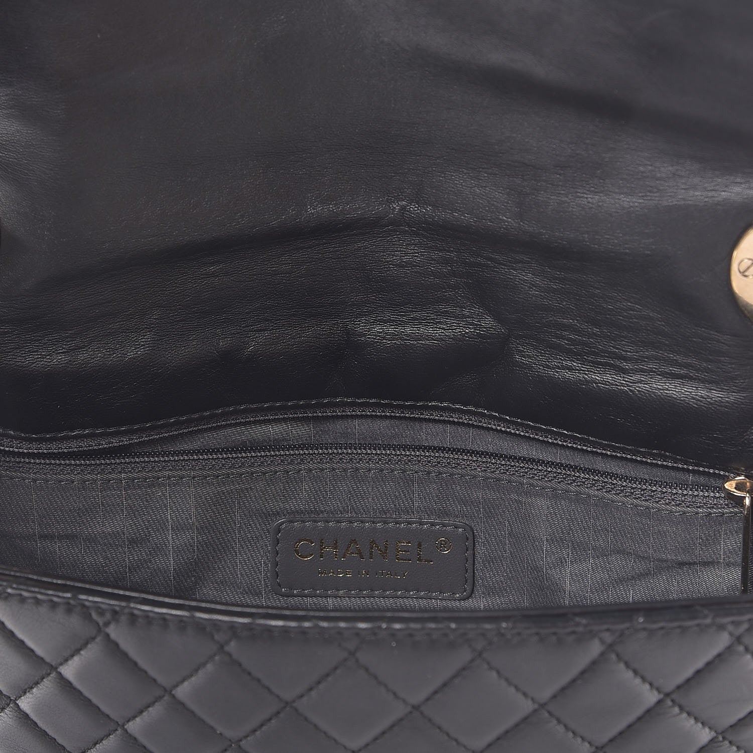 Chanel Lambskin Medium Westminster Pearl Flap Black 8 of 8