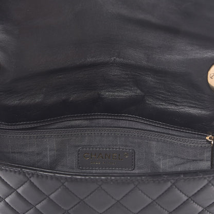 Chanel Lambskin Medium Westminster Pearl Flap Black 8 of 8