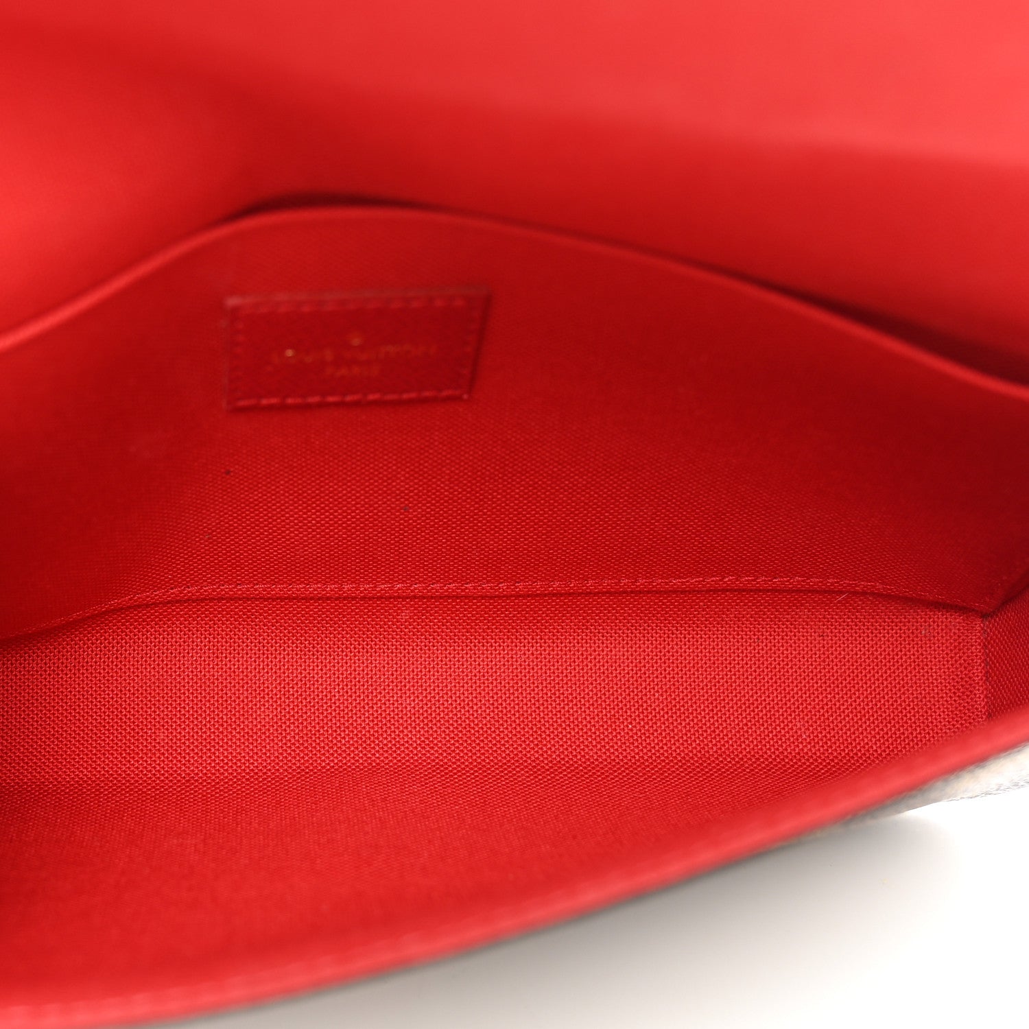 Louis Vuitton Damier Ebene Pochette Felicie Chain Wallet 6 of 9