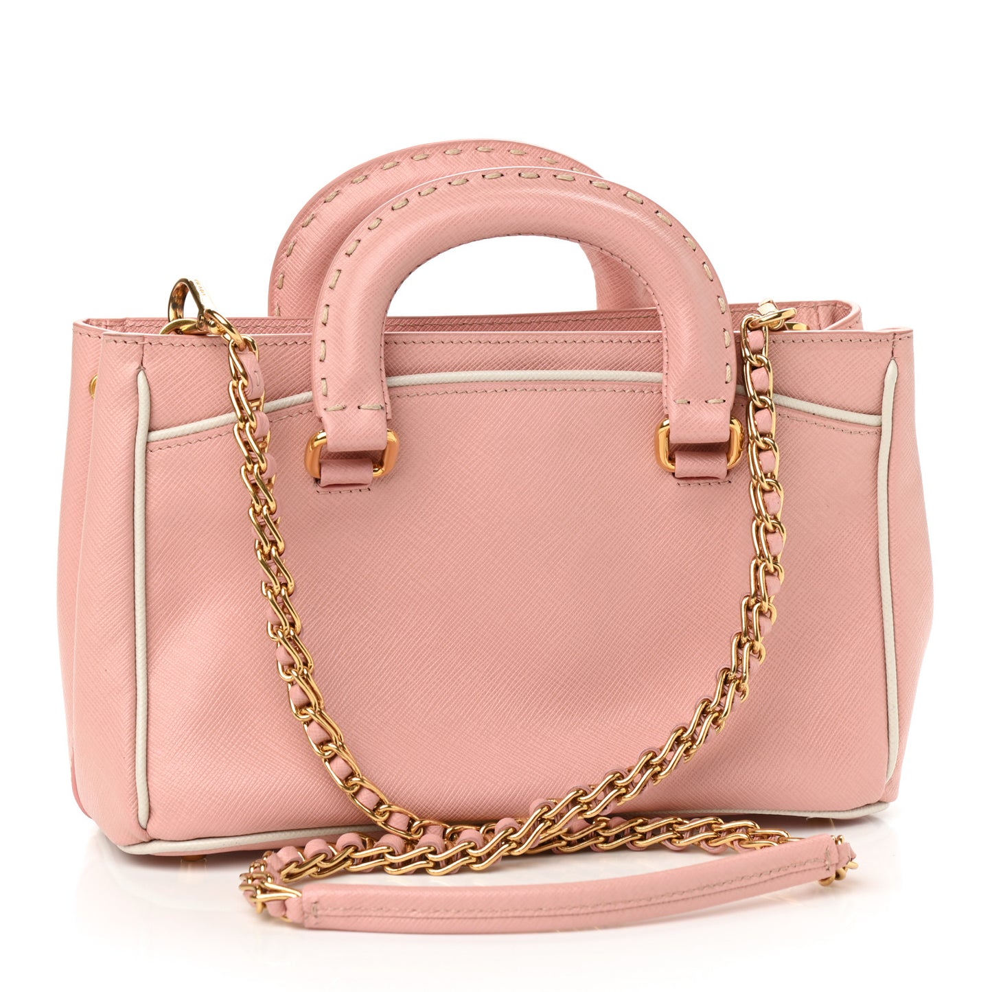 Saffiano Small Tote Pink