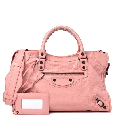 Balenciaga Agneau Classic Hardware City Rose Peche 1 of 14