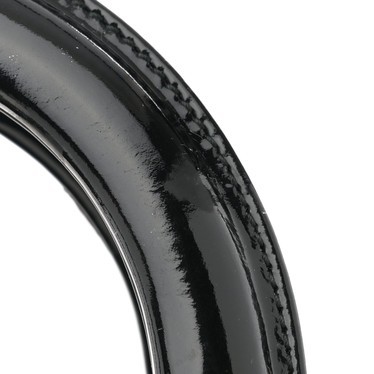 Patent Cannage Large Lady Dior Black