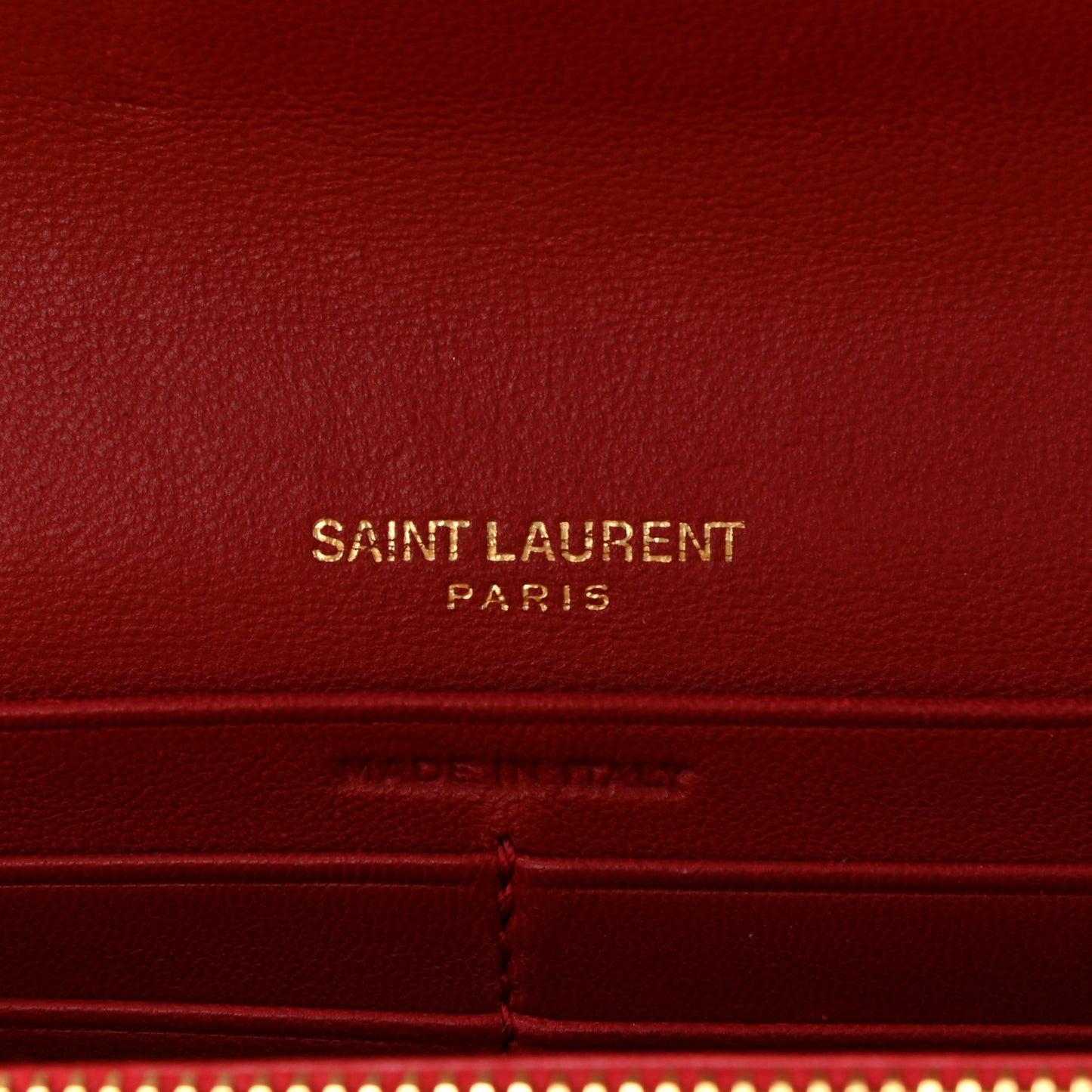 Lambskin Matelasse Monogram Large Vicky Continental Wallet Rouge Eros