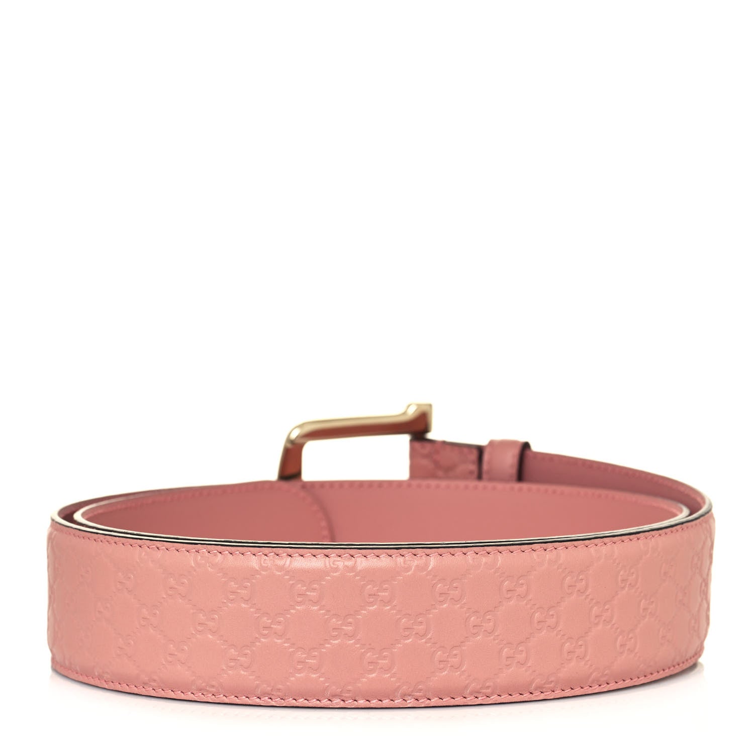 Gucci Soft Microguccissima Margaux Calfskin Belt 90 36 Soft Pink 2 of 4