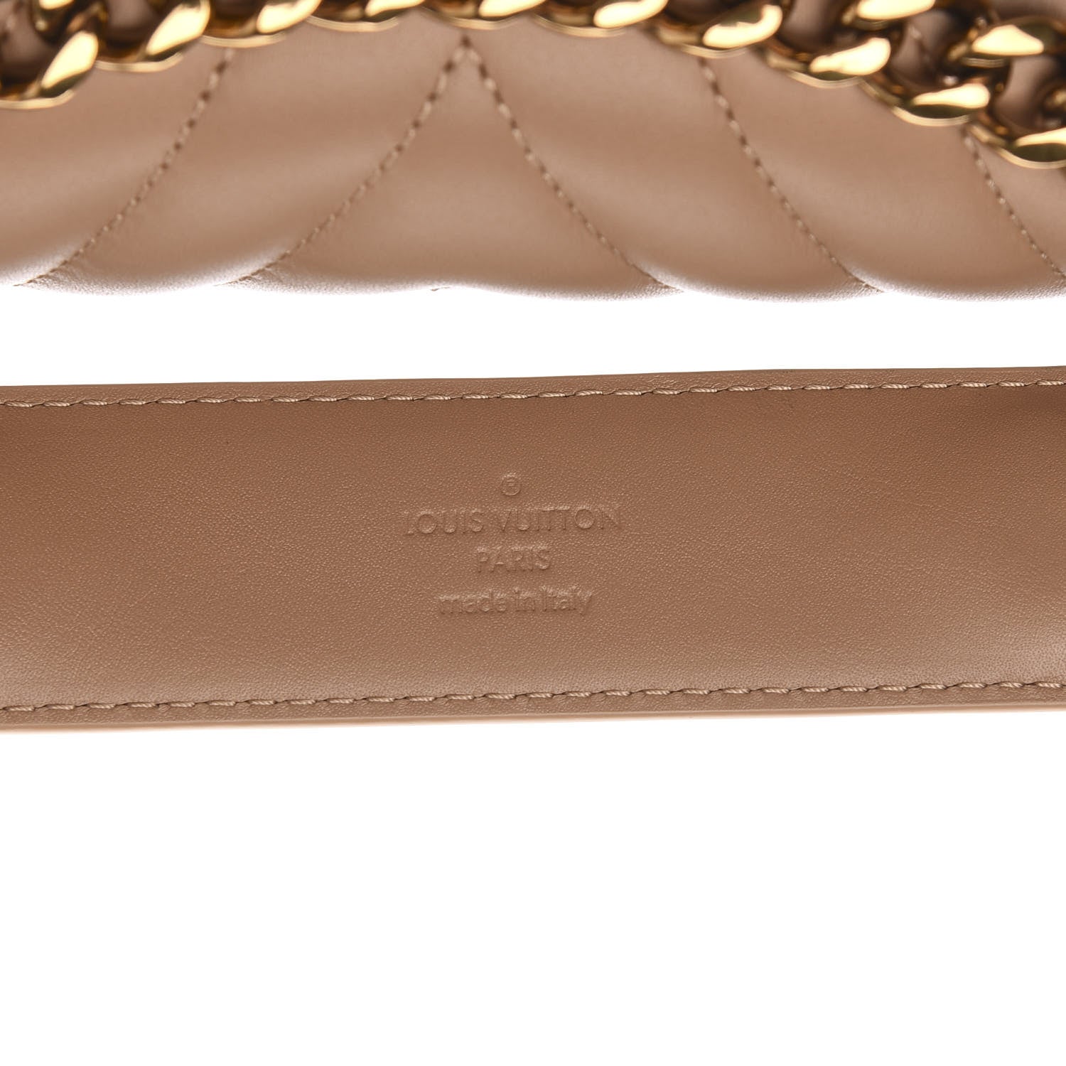 Louis Vuitton Calfskin New Wave Chain MM Noisette 11 of 11