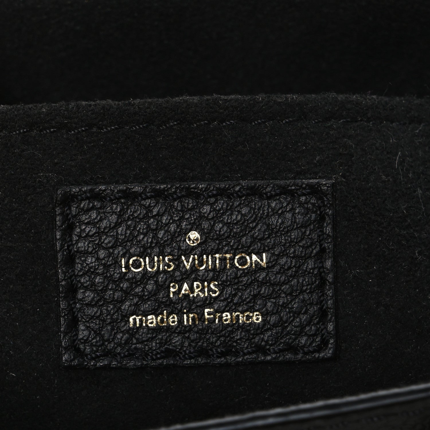 Louis Vuitton Empreinte Monogram Giant Petit Sac Plat Black Beige 6 of 10