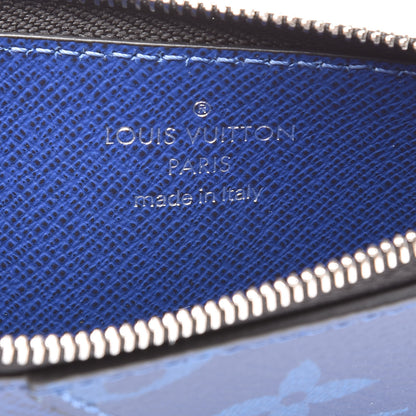 Louis Vuitton Monogram Taiga Coin Card Holder Cobalt 6 of 6