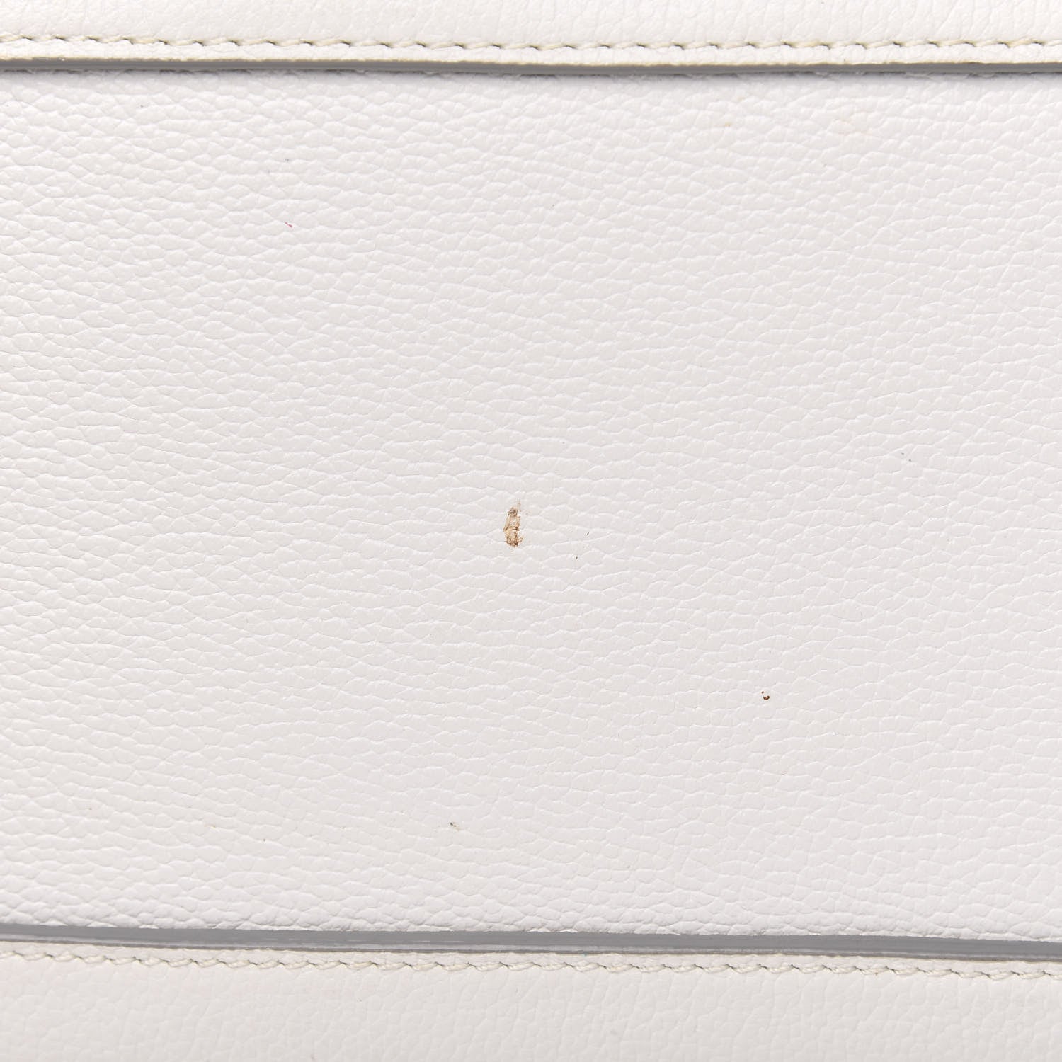 MCM Grained Calfskin Medium Milla Tote White 13 of 17