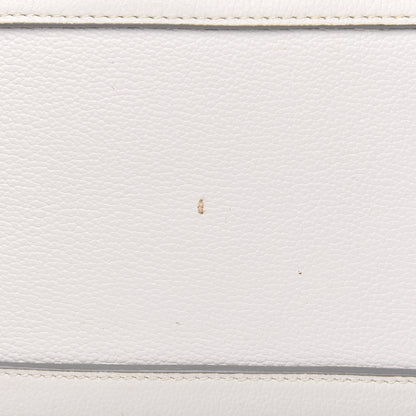 MCM Grained Calfskin Medium Milla Tote White 13 of 17