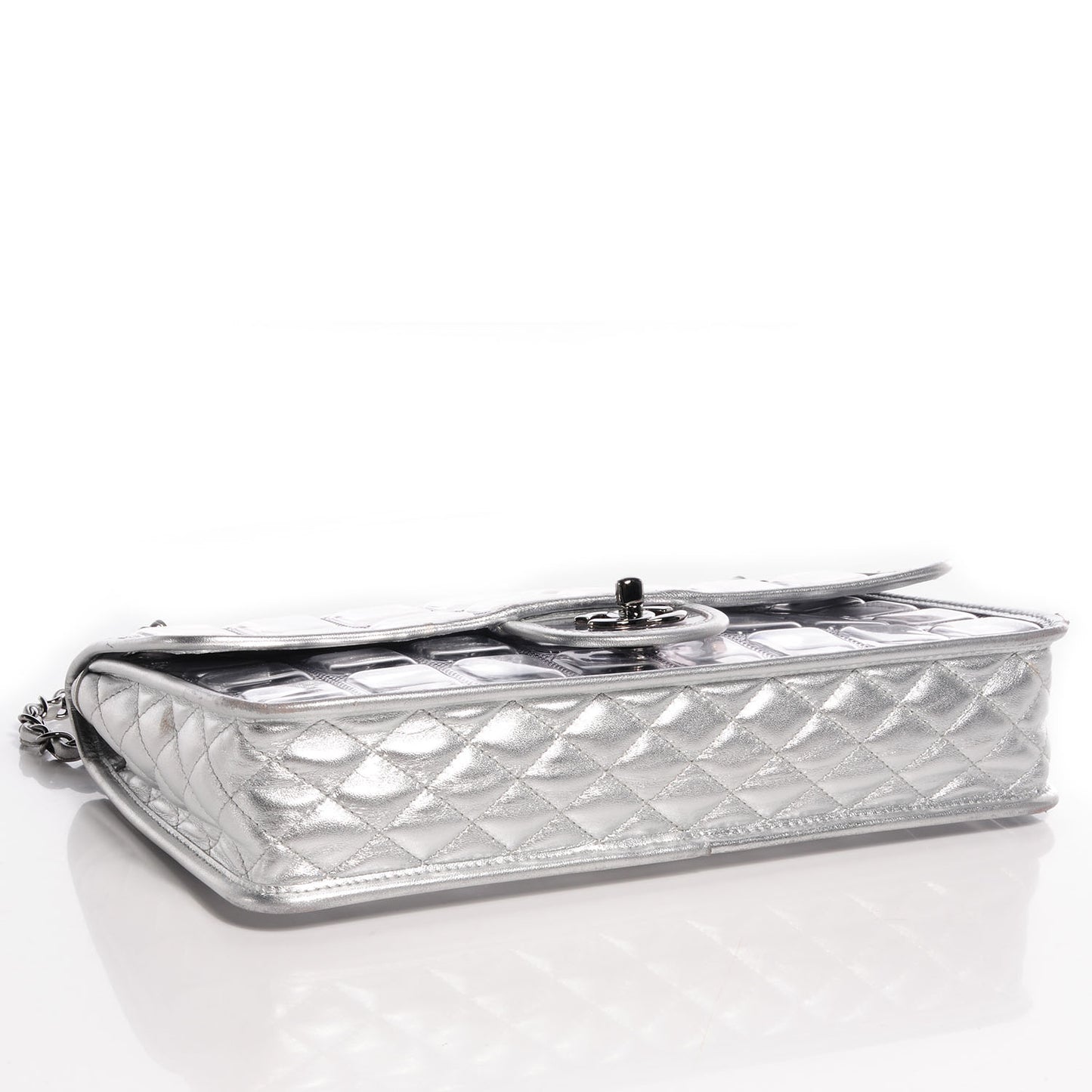Vinyl Ice Cube Large Flap Bag