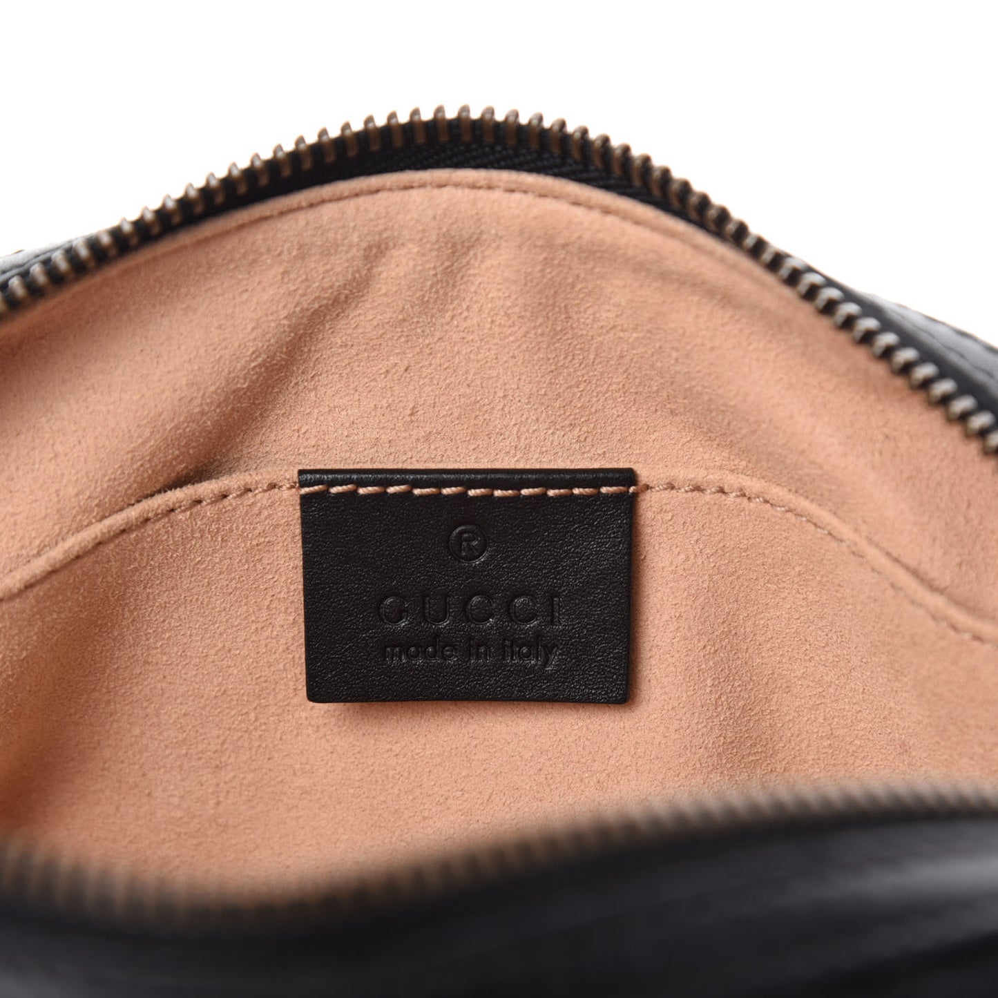 Calfskin Matelasse GG Marmont Cosmetic Case Black
