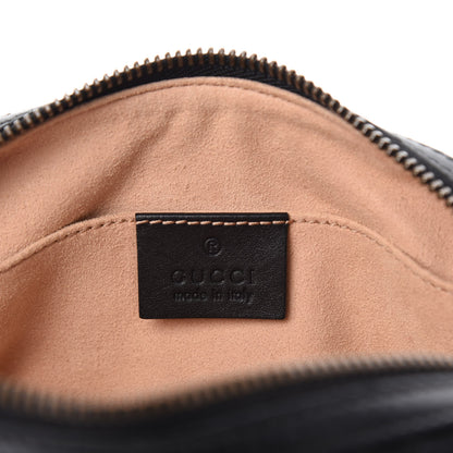 Gucci Calfskin Matelasse GG Marmont Cosmetic Case Black 6 of 7