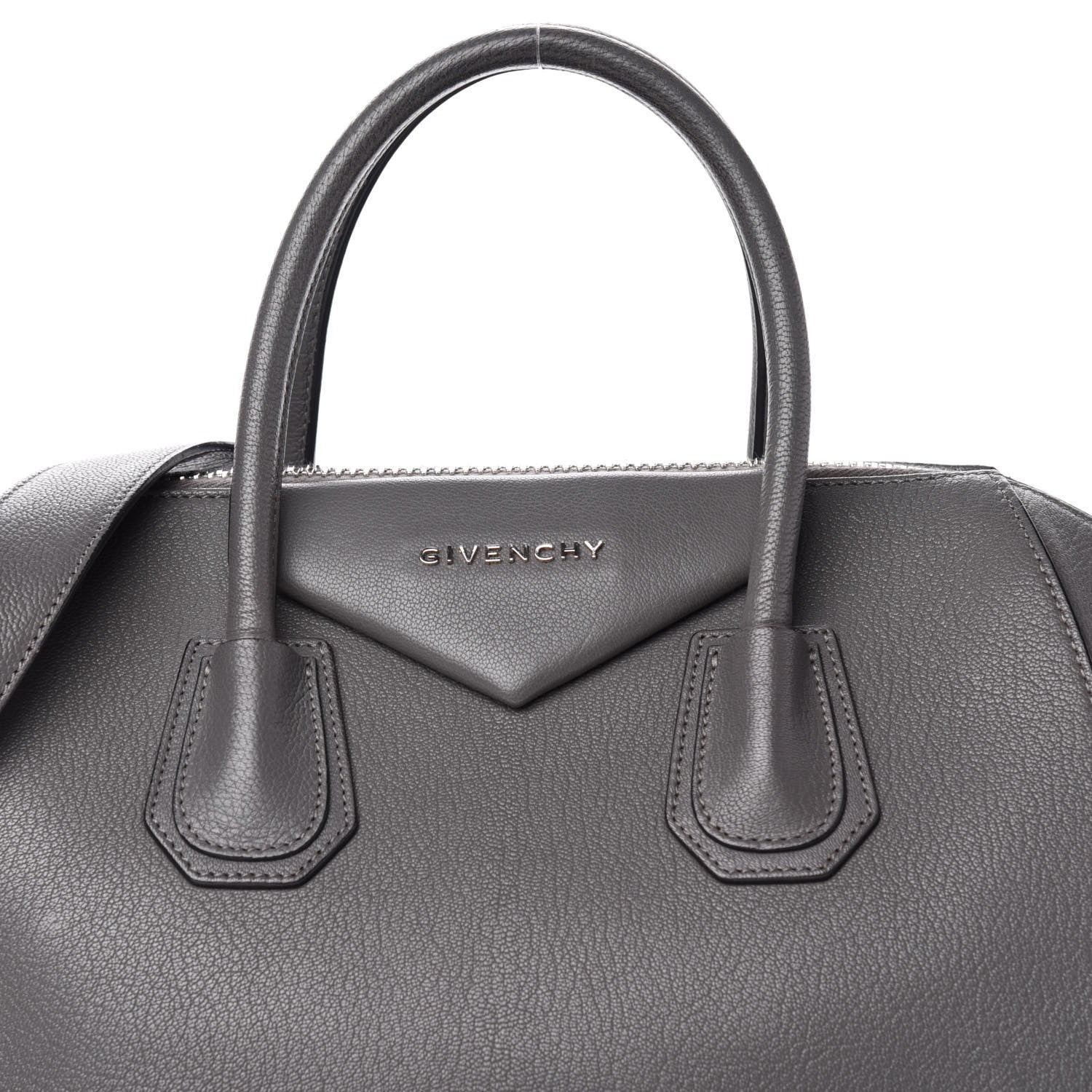 Givenchy Sugar Goatskin Medium Antigona Dark Grey 10 of 12