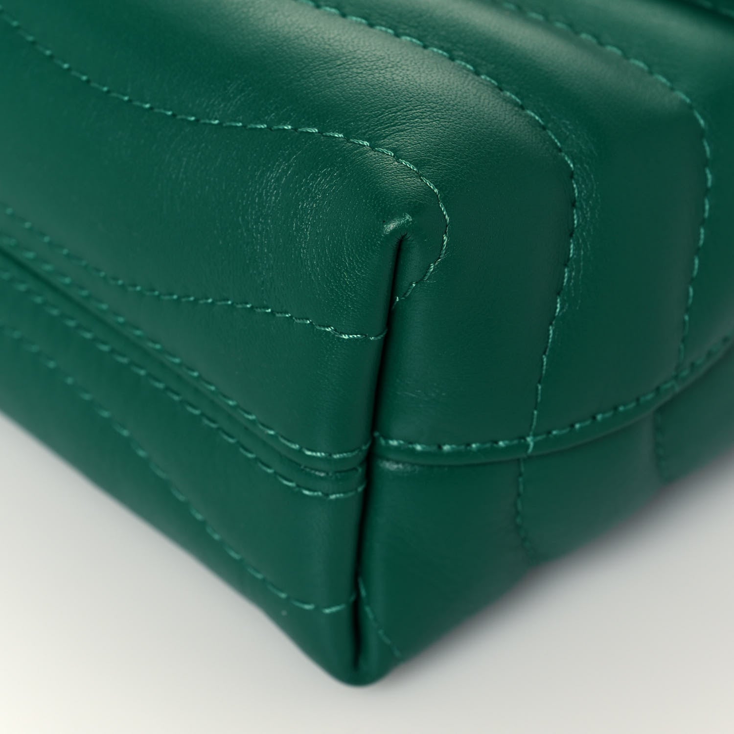 Louis Vuitton Calfskin New Wave Chain Bag MM NM Emerald 9 of 16