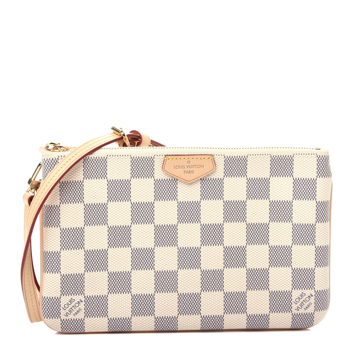 Damier Azur Double Zip Pochette