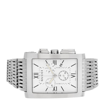 Gucci Stainless Steel 34mm 8600M G-Metro Chronograph Quartz Watch White 2 of 5