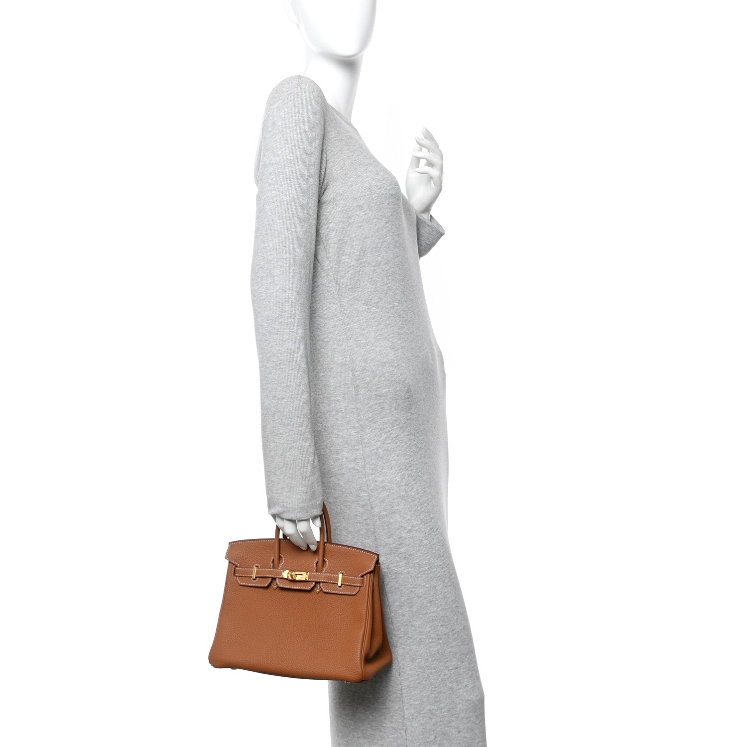 Hermes Togo Birkin 25 Gold 2 of 12