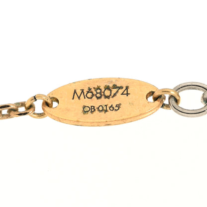 Louis Vuitton Logomania Necklace Silver Gold 6 of 6