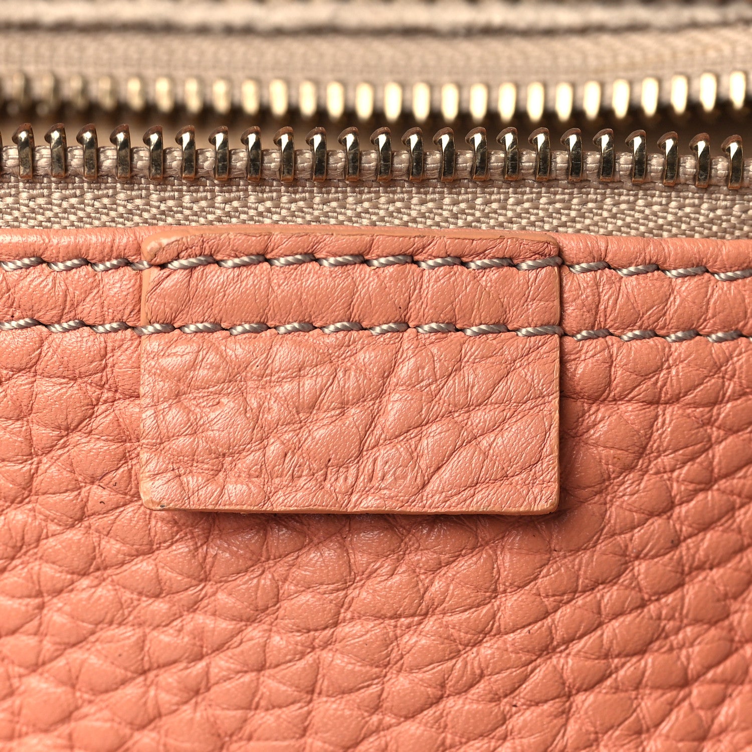 Celine Pebbled Calfskin Micro Luggage Pink 7 of 11