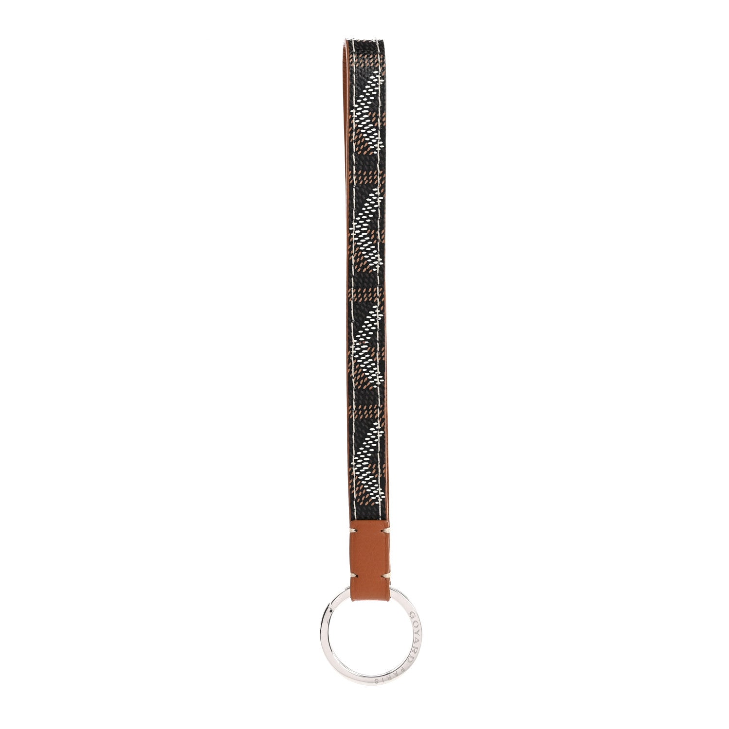 Goyard Goyardine Sesame Key Holder Black Gold 1 of 6