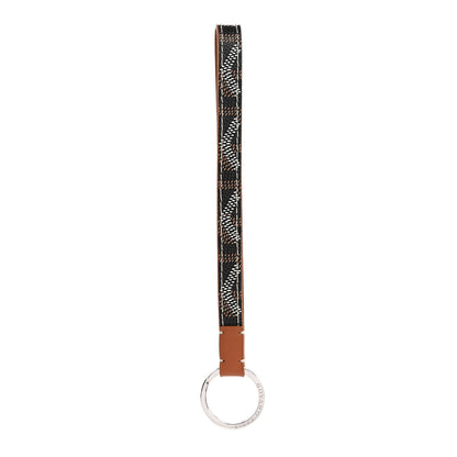 Goyard Goyardine Sesame Key Holder Black Gold 1 of 6