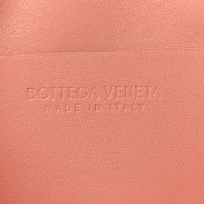 Bottega Veneta Lambskin Small Beak Triangle Flap Shoulder Bag Peachy Silver 6 of 9