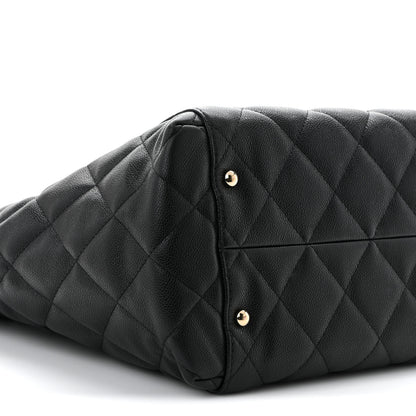 Chanel Caviar Quilted Large Shopping Tote Black 10 of 11