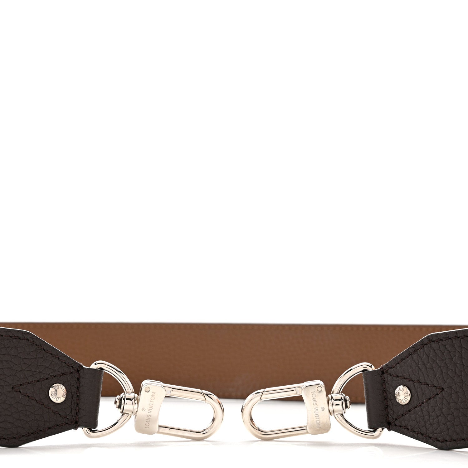 Louis Vuitton Taurillon Bandouliere Reversible Shoulder Strap Marron 5 of 8