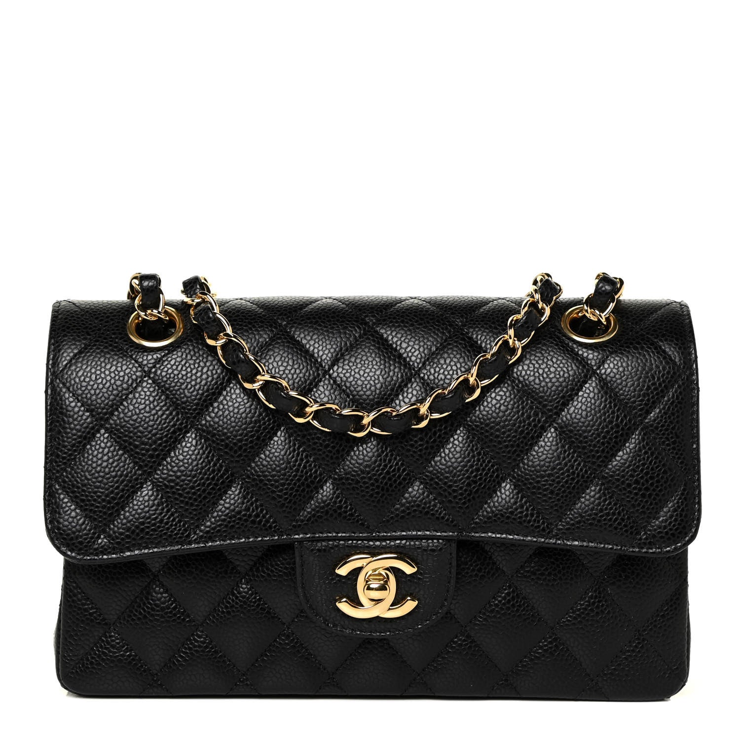Chanel Caviar Quilted Small Double Flap Black 1 of 11
