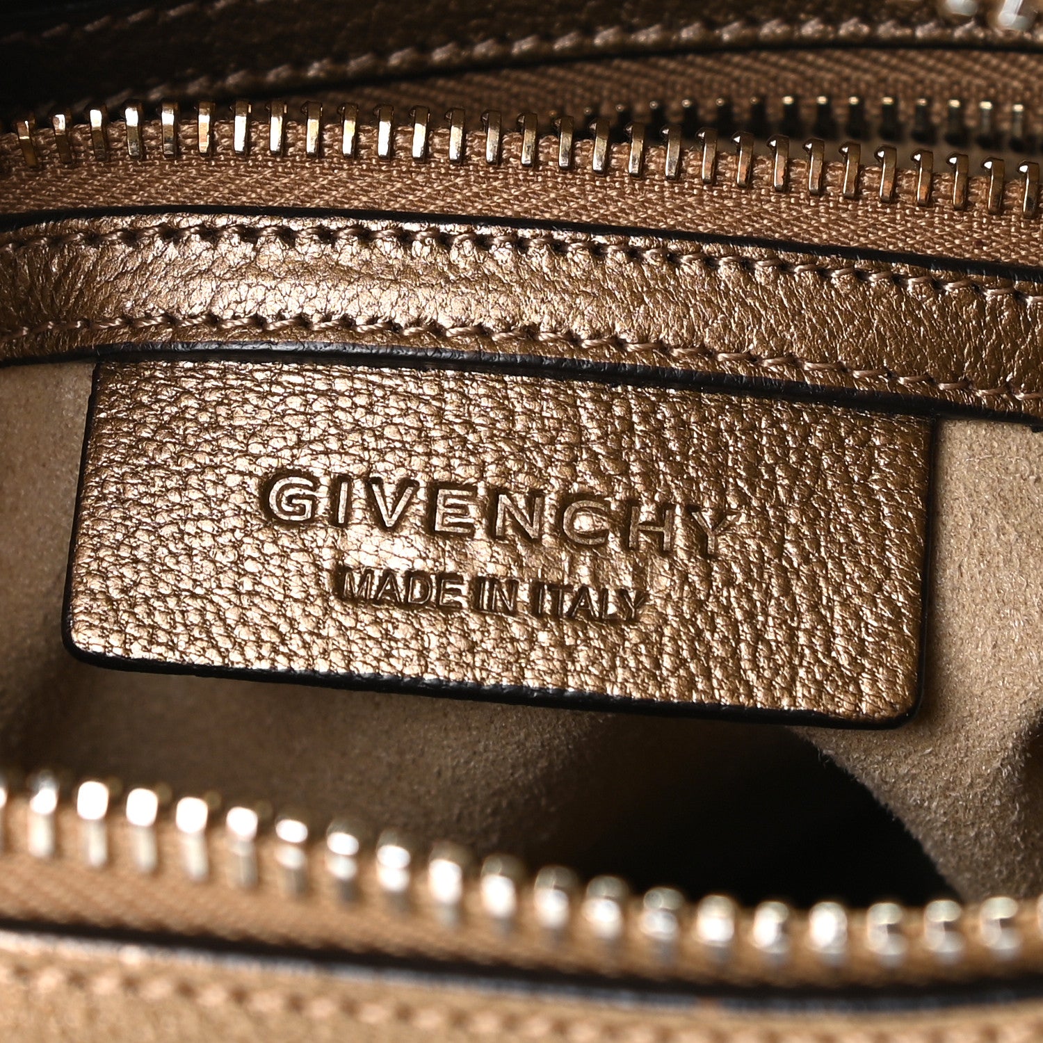 Givenchy Metallic Goatskin Mini Lucrezia Gold 7 of 11