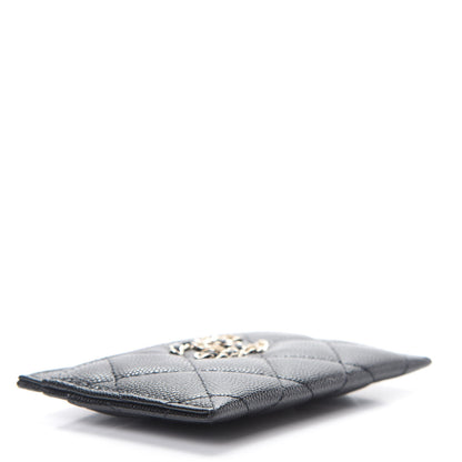 Chanel Caviar Quilted French New Wave Card Holder Black 4 of 9