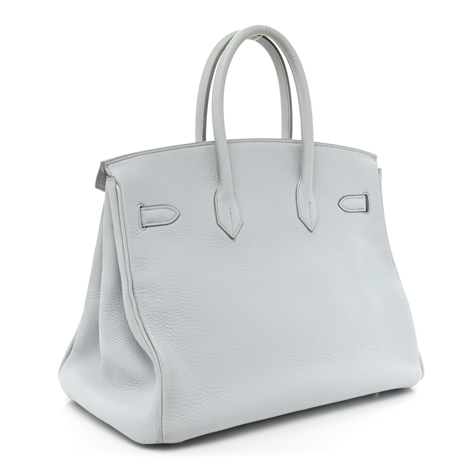 Hermes Taurillon Clemence Birkin 35 Gris Perle 3 of 25