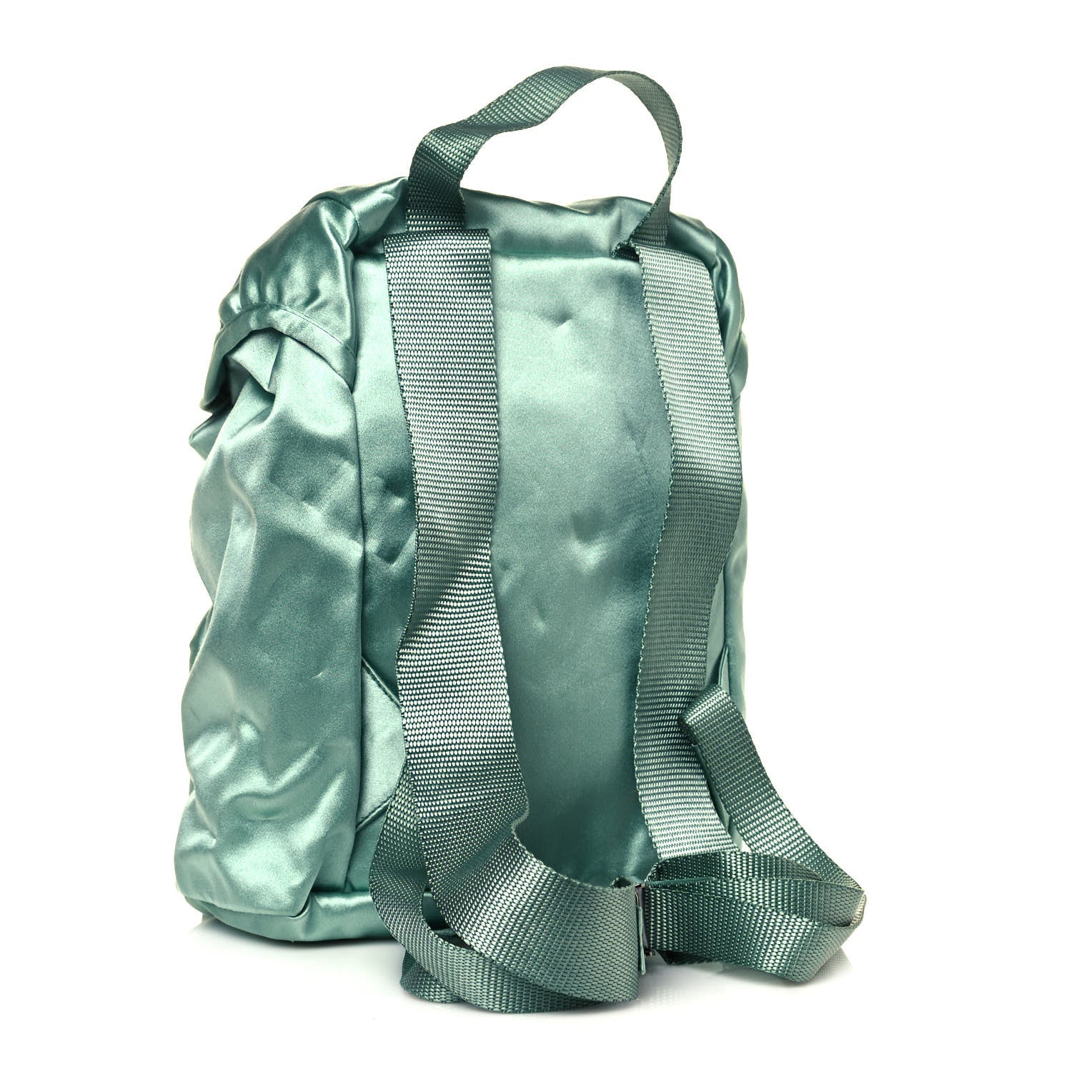 Prada Satin Single Snap Buckle Backpack 2 of 9