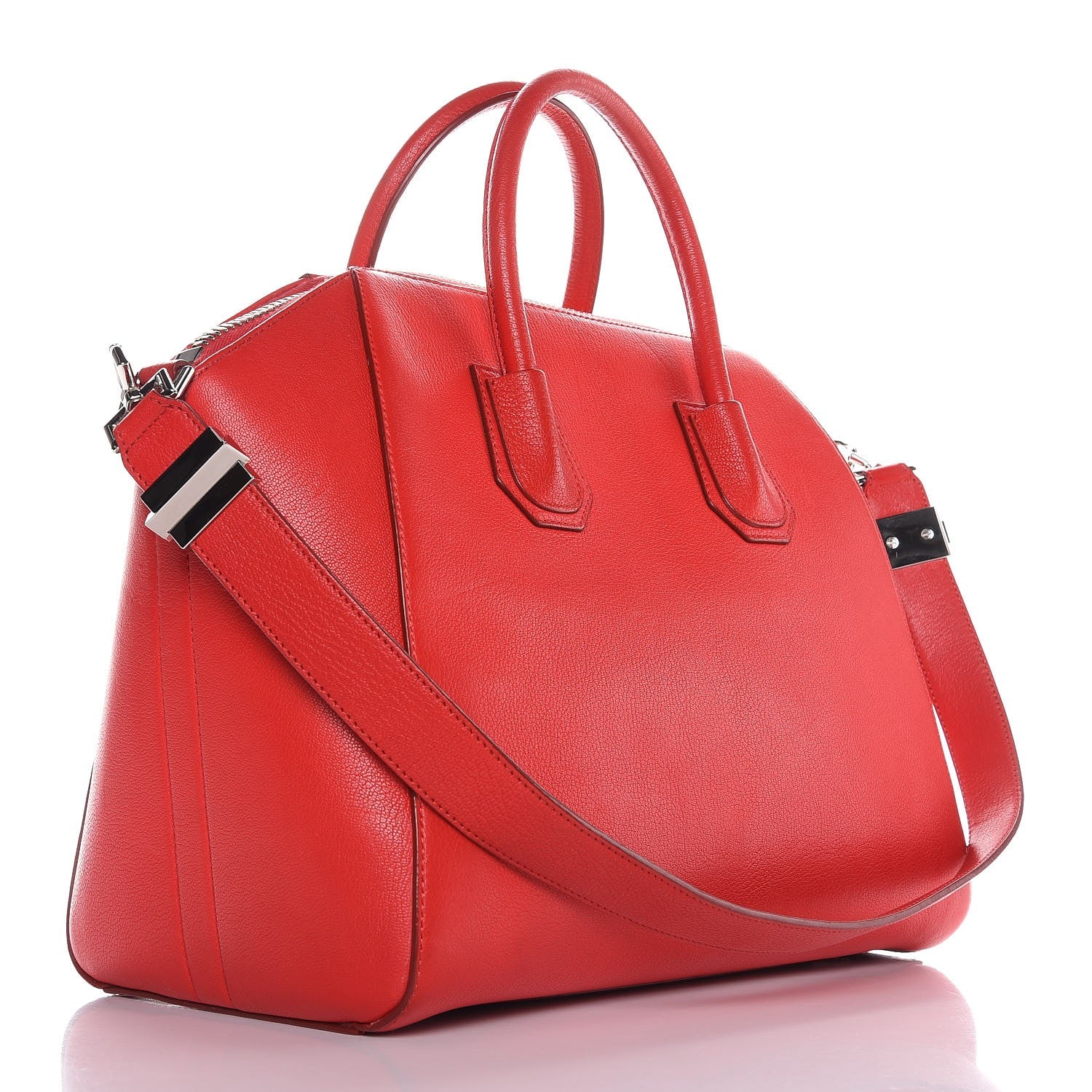Givenchy Sugar Goatskin Medium Antigona Red 3 of 11