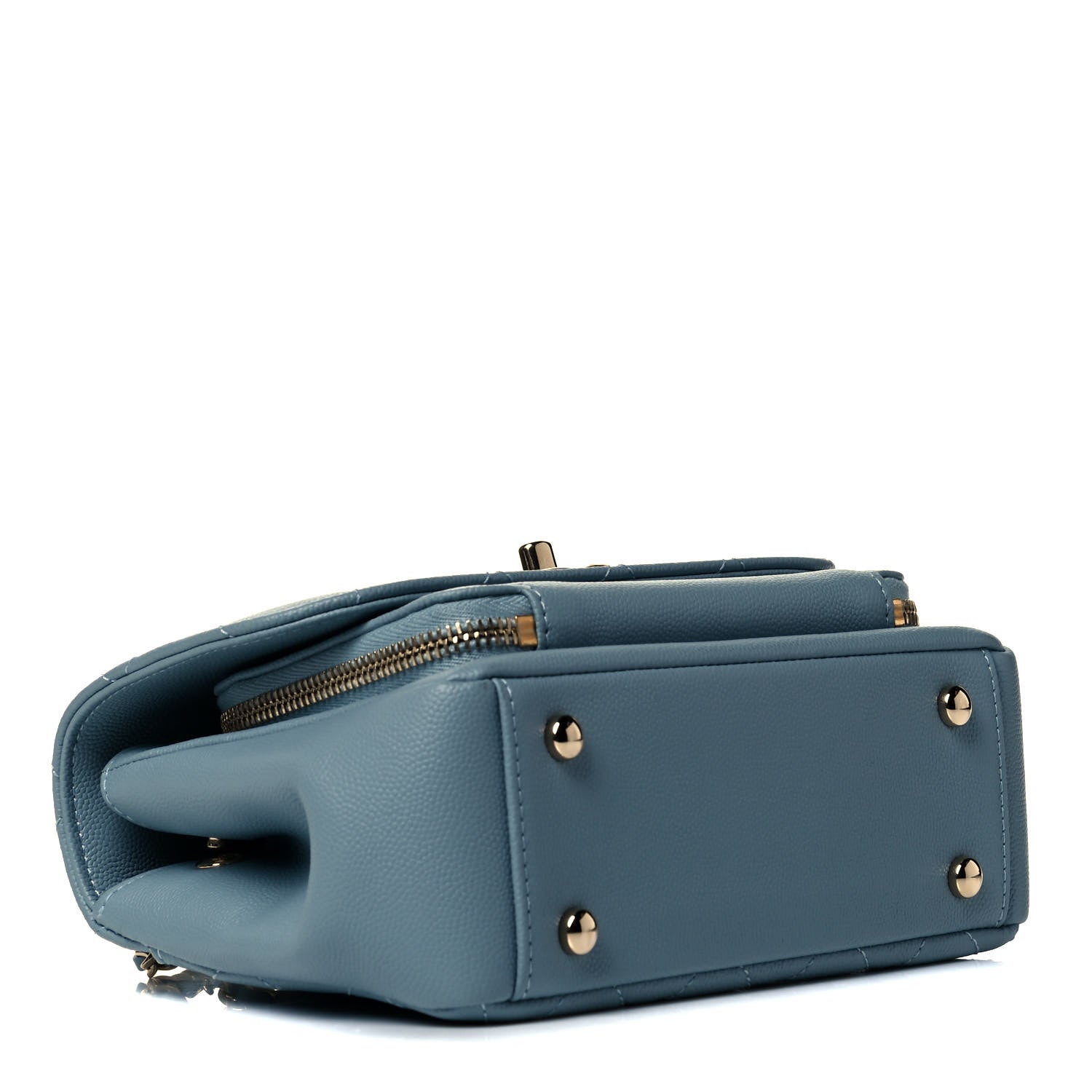 Chanel Caviar Quilted Small Business Affinity Flap Light Blue 4 of 9