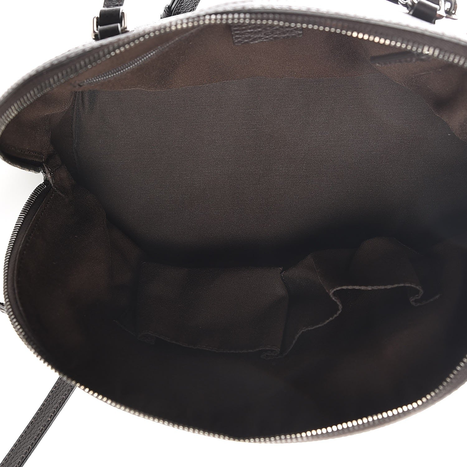 Gucci Calfskin Medium Dome Bag Dark Brown 6 of 9