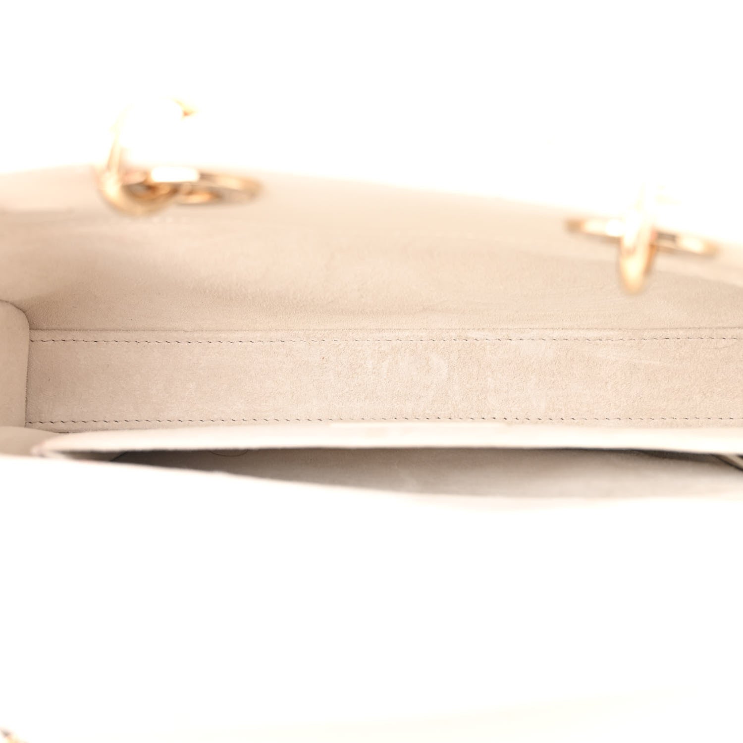 Christian Dior Lambskin Cannage Heart Medium Lady D-Joy White 5 of 17
