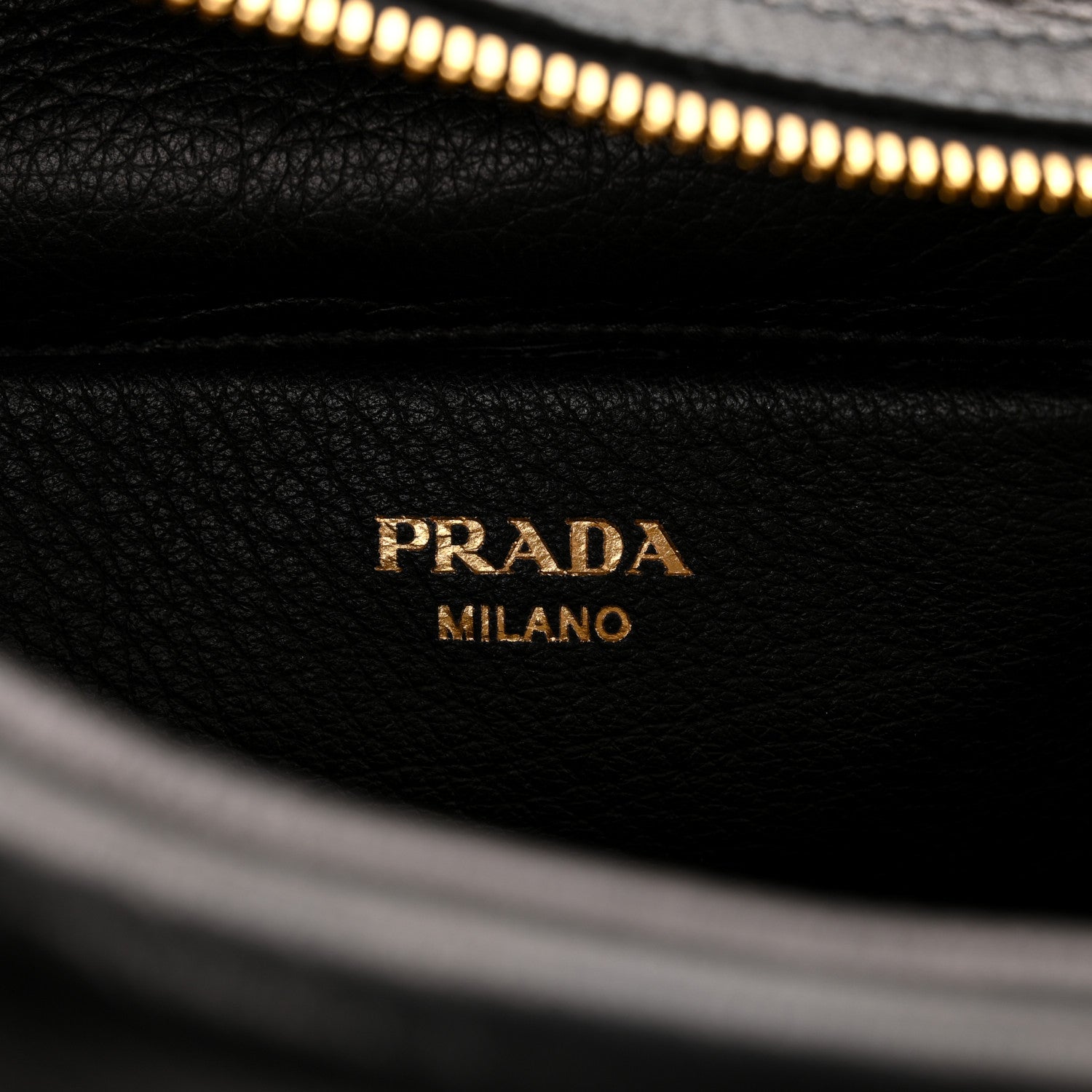 Prada Cervo Deerskin Satchel Black 6 of 10