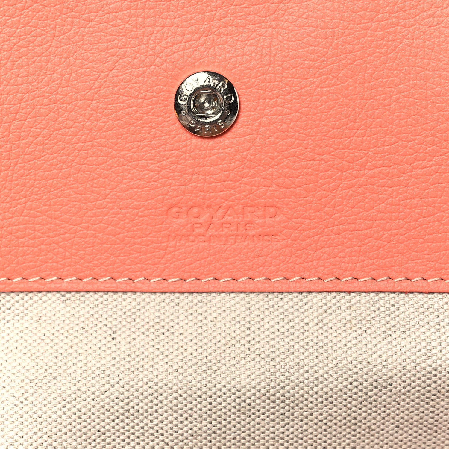 Goyard Goyardine Net Aligre Tote Coral 6 of 9