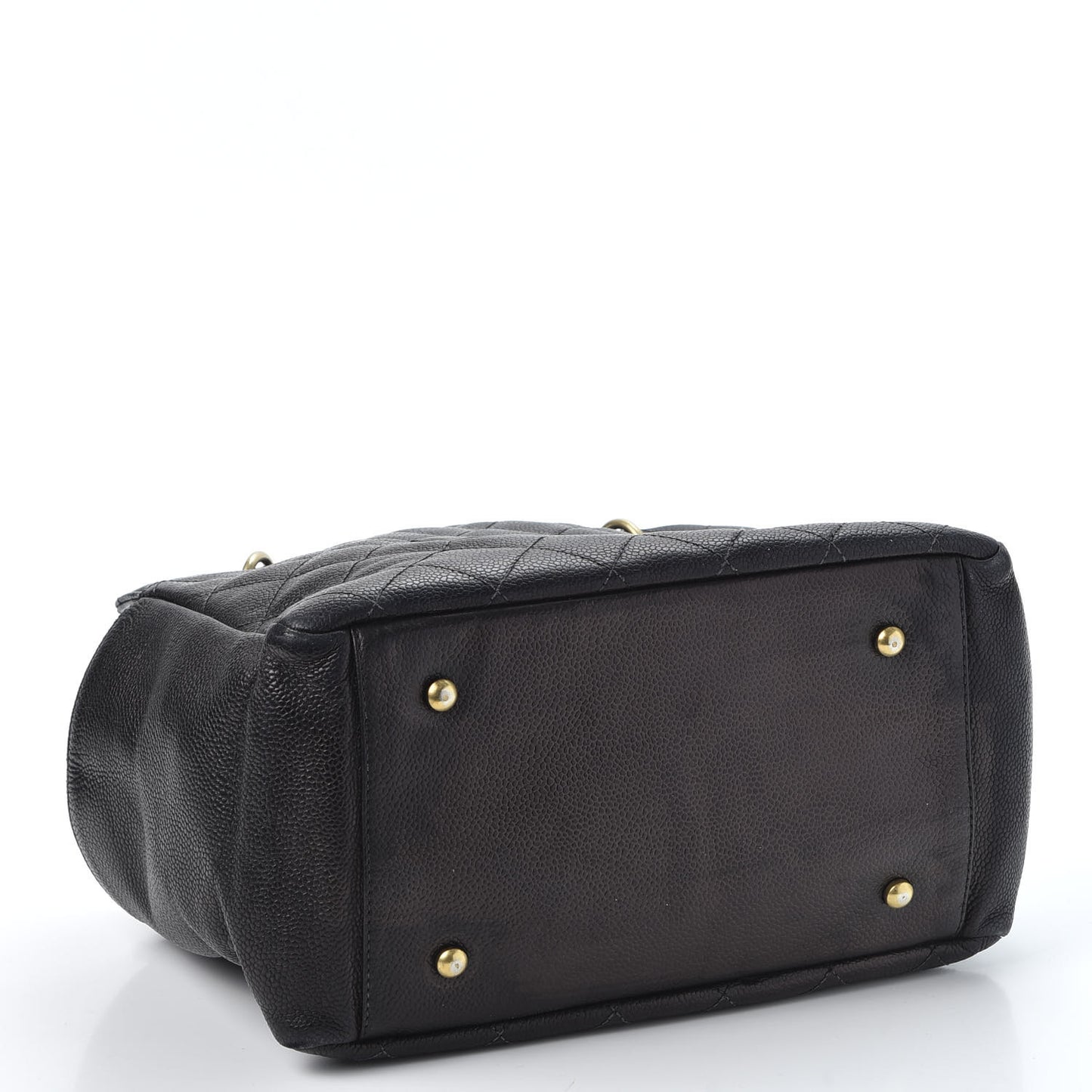 Caviar Quilted Petit Timeless Tote PTT Black