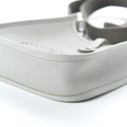 Hermes Taurillon Clemence Amazone Evelyne TPM Gris Perle Etain 7 of 10