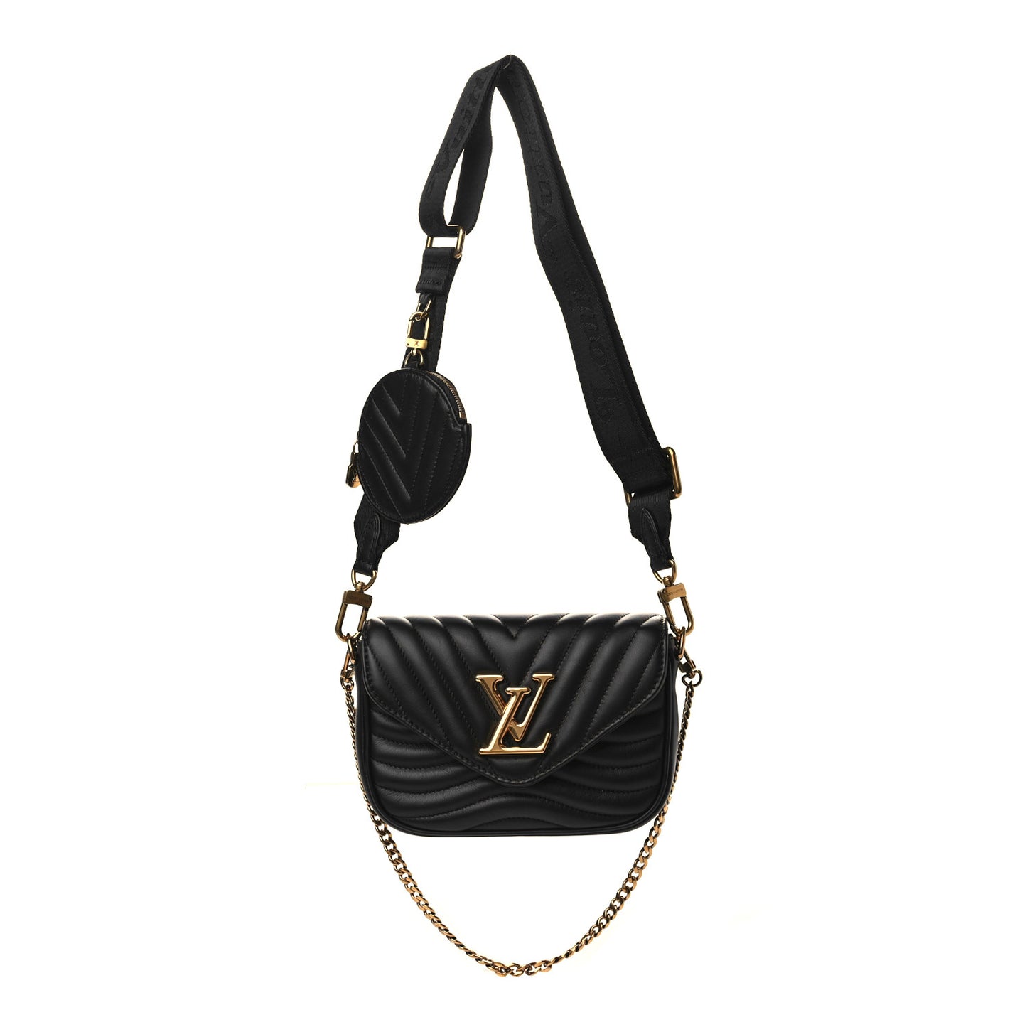 Calfskin New Wave Multi Pochette Black