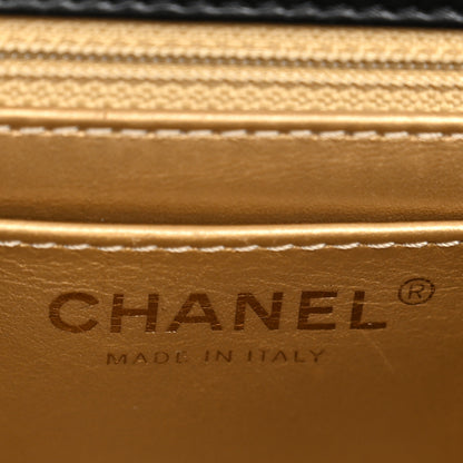 Chanel Lambskin Quilted Mini Pearl Crush Flap Black 6 of 11
