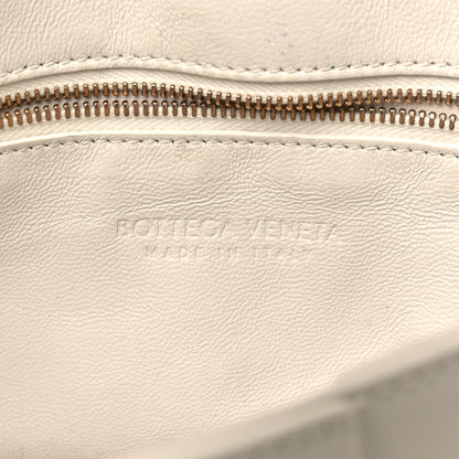 Bottega Veneta Patent Maxi Intrecciato Cassette Crossbody Bag White 6 of 12