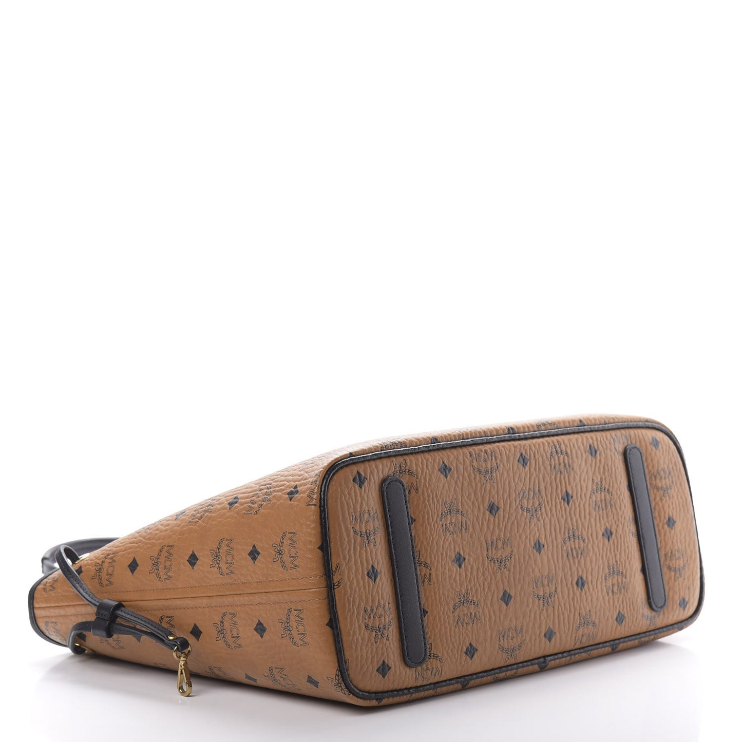 Metallic Galaxy Visetos Medium Project Reversible Shopper Tote Cognac Multicolor