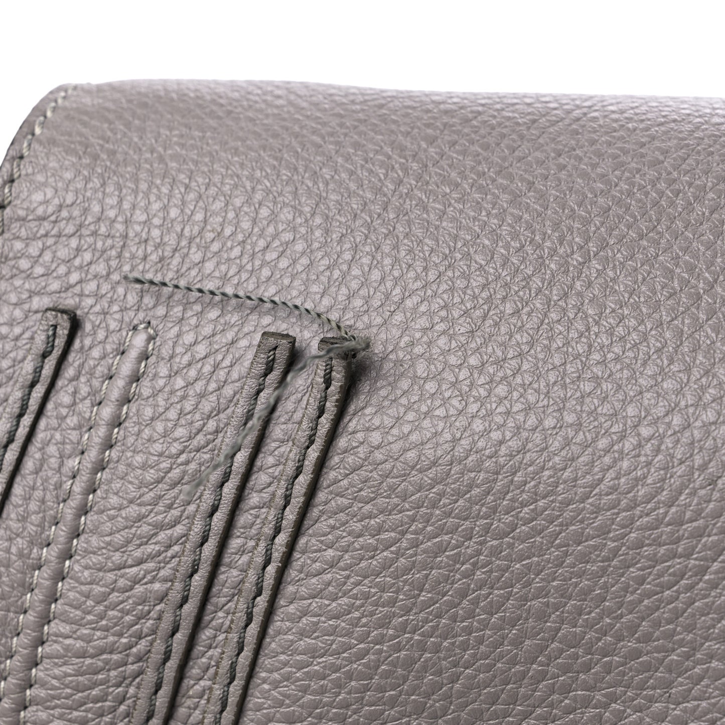 Calfskin Medium Marcie Round Crossbody Bag Cashmere Grey