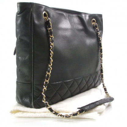 Chanel Lambskin Shopping Tote Green 3 of 12